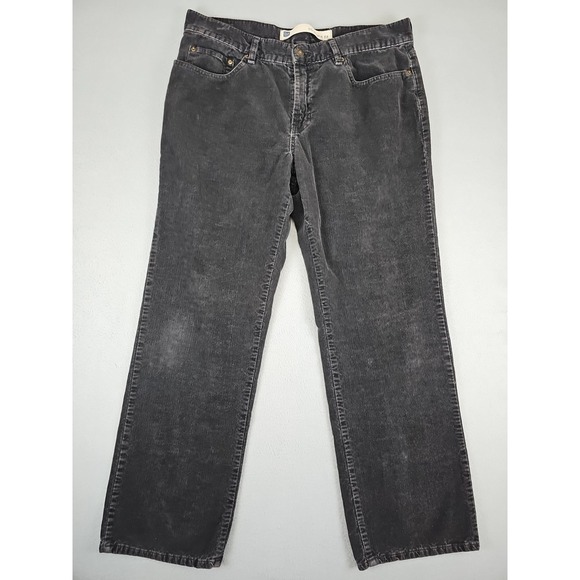 GAP Other - GAP Corduroy Pants Men's 35x29 Black Straight Fit Vintage Y2K Grunge Skater